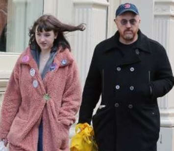 Kitty Szekely with her father Louis C.K.